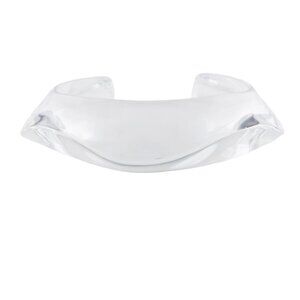 BACCARAT FRENCH CRYSTAL GALET CUFF BRACELET